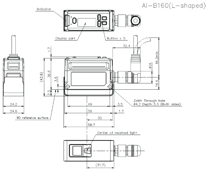 2D-датчики KEYENCE AI-B160