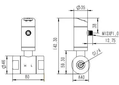 Аналоговые датчики давления 4-20 мА EMA Electronics PA5101
