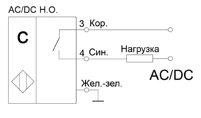 Емкостные сигнализаторы уровня СЕНСОР ДКЕ-Т40-202С-3251-ЛА