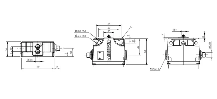 Блочные кулачковые выключатели Balluff BNS0507