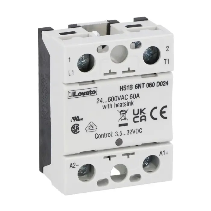 Однофазные твердотельные реле 380 В Lovato Electric HS1B6NT060E230