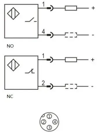 Индуктивные датчики LANBAO LE40XZSN40ELOY-E2