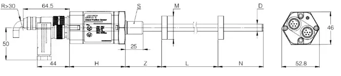 AMT Linear Position Sensor LPS2-KH10MSN1250MHD62D1C322TX0221