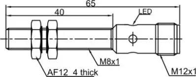 Индуктивные датчики LANBAO LR08BF15DNC-E2