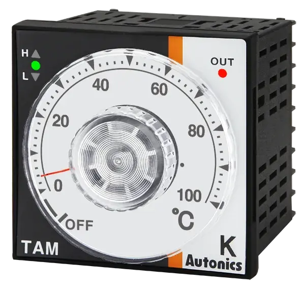 Температурные контроллеры с аналоговой круговой шкалой Autonics TAM-B4SK1C
