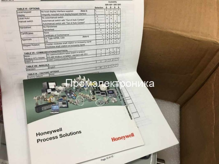 Электропривод Honeywell HercuLine 2000