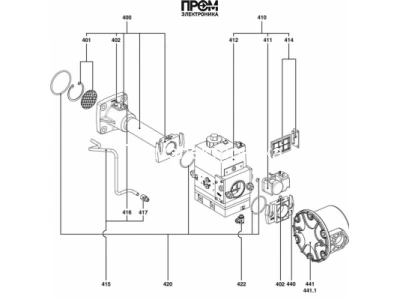 Газовая рампа Elco d339