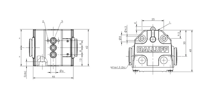 Блочные кулачковые выключатели Balluff BNS0531