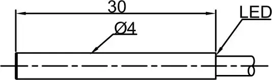 Индуктивные датчики LANBAO LR04QAF08DNO