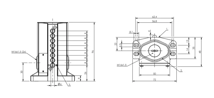 Блочные кулачковые выключатели Balluff BNS03R0