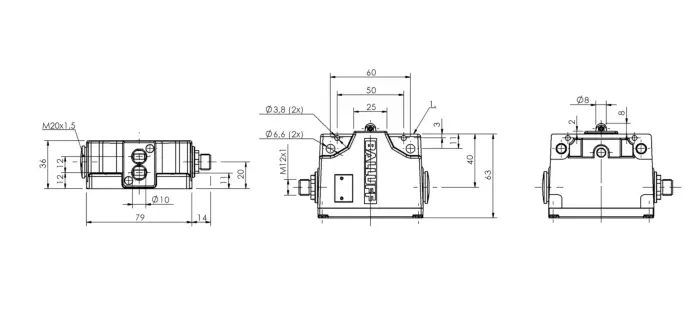 Блочные кулачковые выключатели Balluff BNS027Y