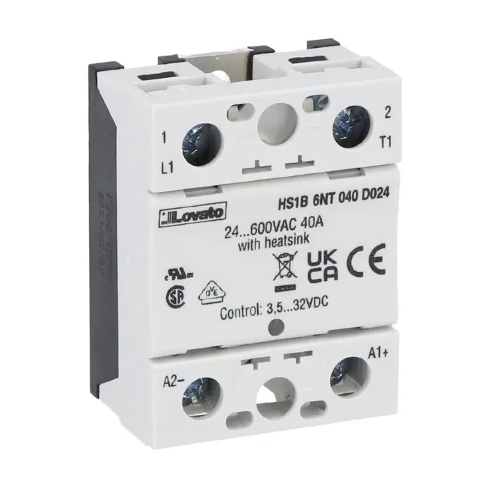 Однофазные твердотельные реле 380 В Lovato Electric HS1B6NN050D024