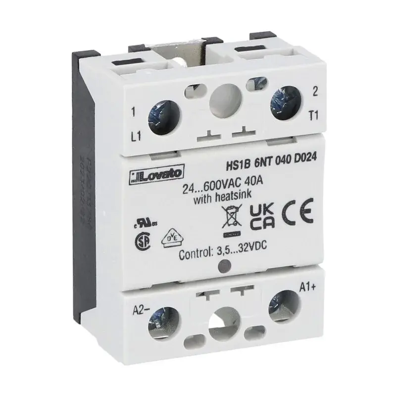 Однофазные твердотельные реле 380 В Lovato Electric HS1B6NN050D024