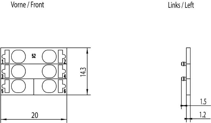 Цветные этикетки Siemens 6ES7193-6CP52-2MC0