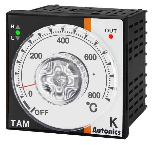 Температурные контроллеры с аналоговой круговой шкалой Autonics TAM-B4SK8C