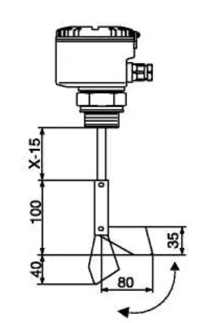 Лопастные датчики предельного уровня Endress+Hauser FTE30-EA11