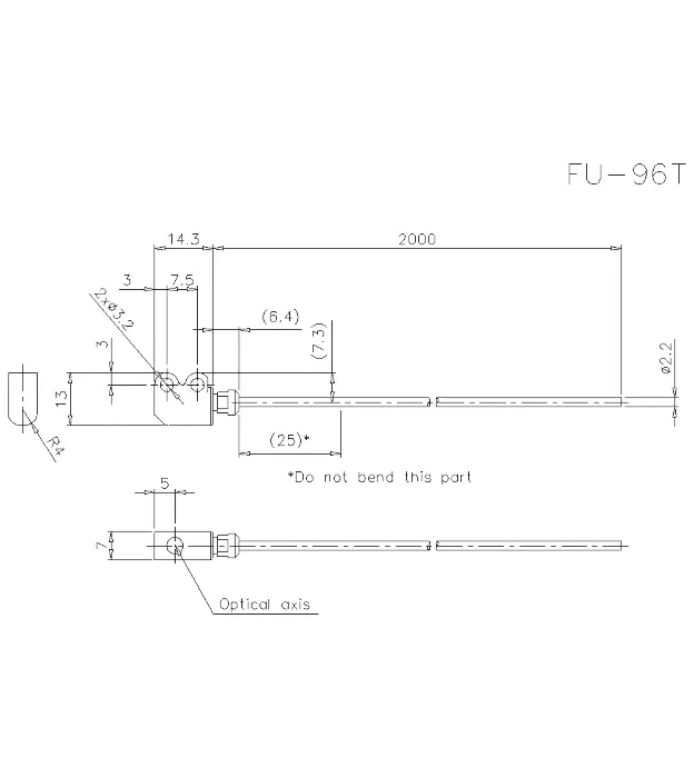 Оптоволоконные кабели для датчиков KEYENCE FU-96T