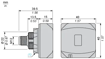 RFID Антенны Telemecanique XGCS490B201