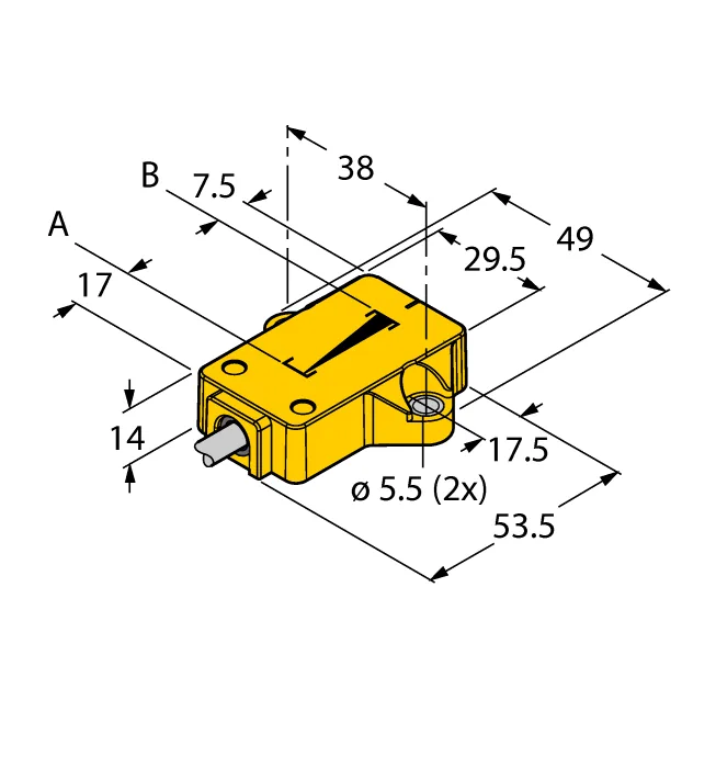 Магнито- индуктивные датчики линейных перемещений TURCK LI25P1-QR14-LU4X2/S97