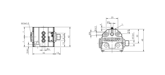 Блочные кулачковые выключатели Balluff BNS01U5