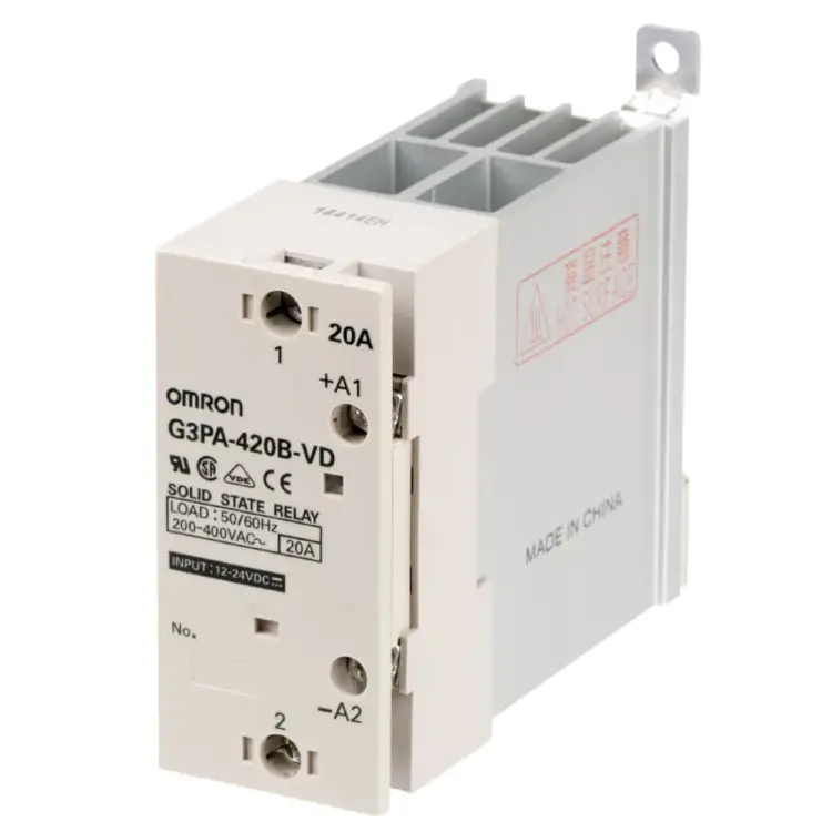 Однофазные твердотельные реле 220 В Omron G3PA-420B-VD 12-24VDC