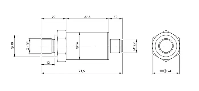 Аналоговые датчики давления 4-20 мА Balluff BSP00LA