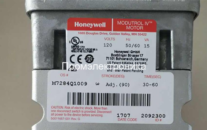 Honeywell M7284Q1009