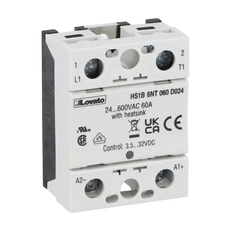 Однофазные твердотельные реле 380 В Lovato Electric HS1B6NT090E230