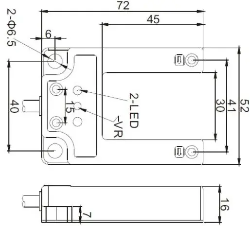 Вилочные датчики LANBAO PU30-TDNB