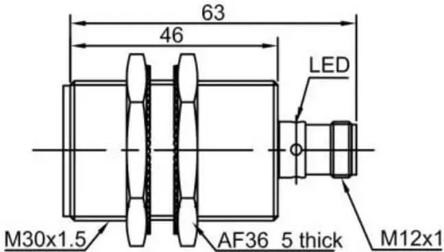 Индуктивные датчики LANBAO LR30XBF10ELC-E2