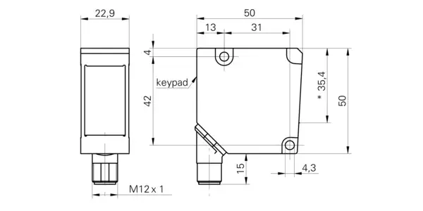Оптические датчики цвета Baumer FKDM 22P1902/S14F