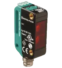 Лазерные датчики расстояния Pepperl Fuchs OMT100-R100-2EP-IO-V31