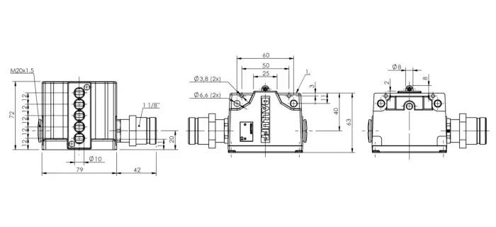Блочные кулачковые выключатели Balluff BNS0418