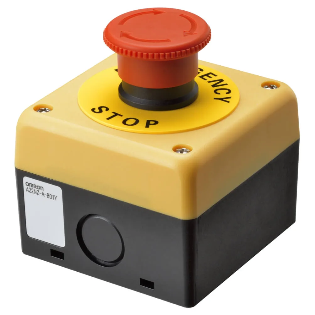 Выключатели аварийной остановки Omron A22NE-M-P002-N-B