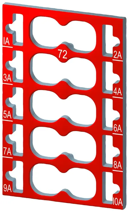 Цветные этикетки Siemens 6ES7193-6CP72-2AA0