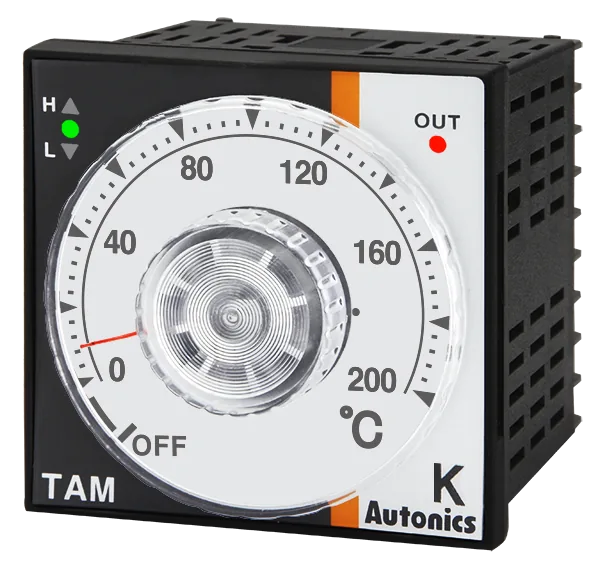 Температурные контроллеры с аналоговой круговой шкалой Autonics TAM-B4RK2C