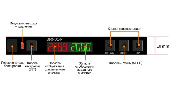 Оптоволоконные усилители для датчиков Autonics BFX-D1-P