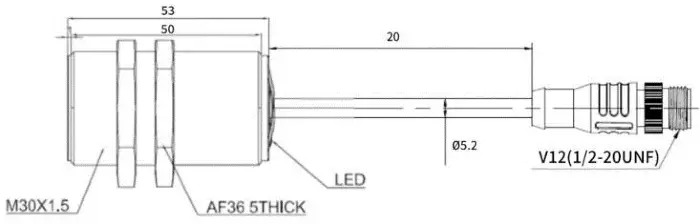 Индуктивные датчики LANBAO LR30XBF15DNCYP-F2