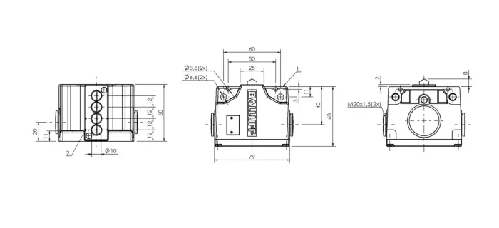 Блочные кулачковые выключатели Balluff BNS02KW