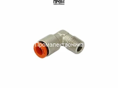 Ниппель измерения давления воздуха угловой Ø6 мм - R1/8&quot;