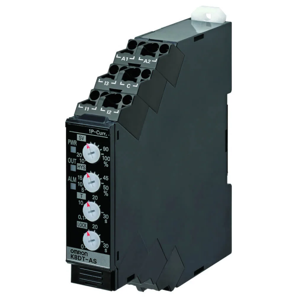 Однофазные реле контроля тока Omron K8DT-AS1CA