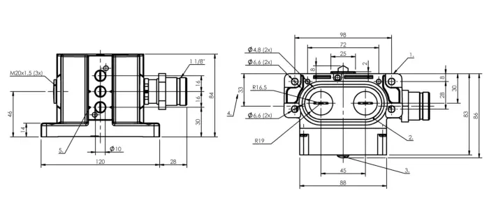 Блочные кулачковые выключатели Balluff BNS01C8