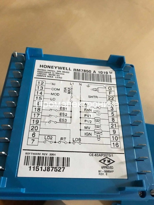 Honeywell RM7850A1019