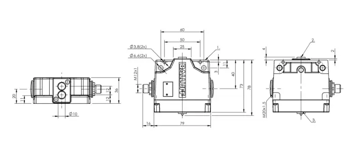 Блочные кулачковые выключатели Balluff BNS03EC