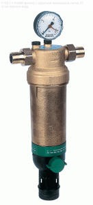 F76S-11/4"AAM фильтр с обратной промывкой, сетка 100, на горячую воду