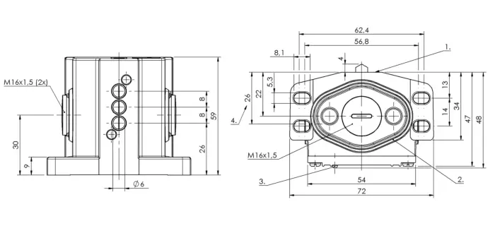 Блочные кулачковые выключатели Balluff BNS04T5