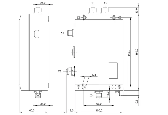 Блоки контроля и обработки RFID Balluff BIS00F2