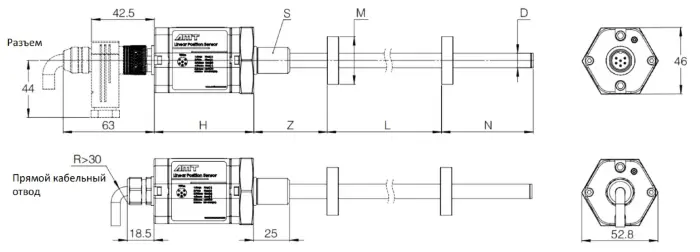 AMT Linear Position Sensor LPS2-KH10USN0815MHC53N1P103