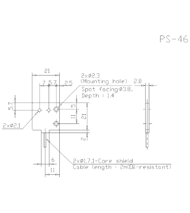 Оптоволоконные кабели для датчиков KEYENCE PS-46