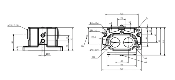 Блочные кулачковые выключатели Balluff BNS00C2